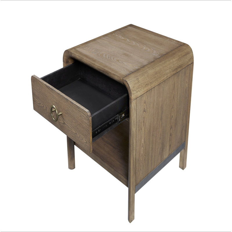 Waterfall End Table - Latte