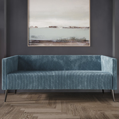 Schermick Corduroy 74.21'' Upholstered Sofa