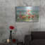 Rosecliff Heights «Coastal Poppies Light». par Danhui Nai, art mural en métal