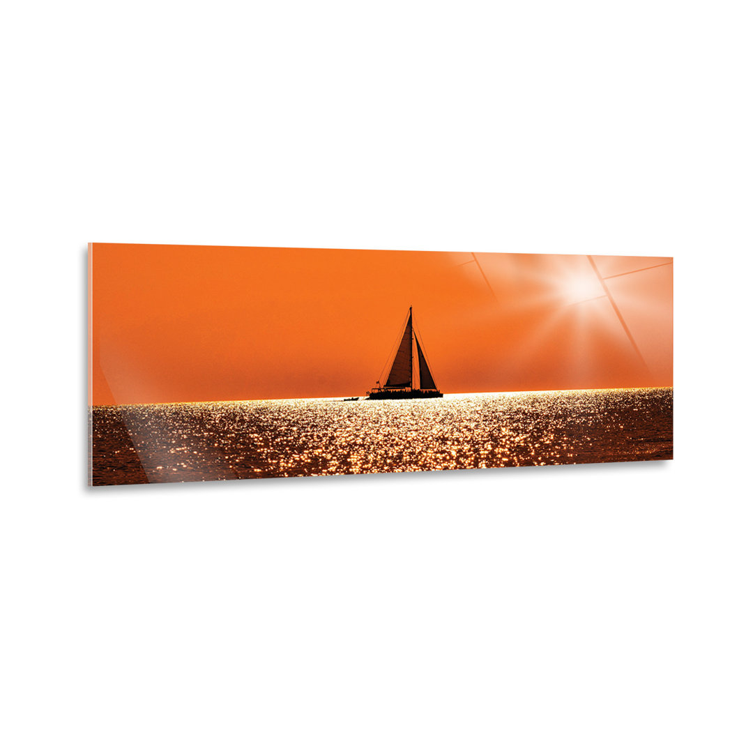 Leinwandbild Orange Sunset von Giallobus