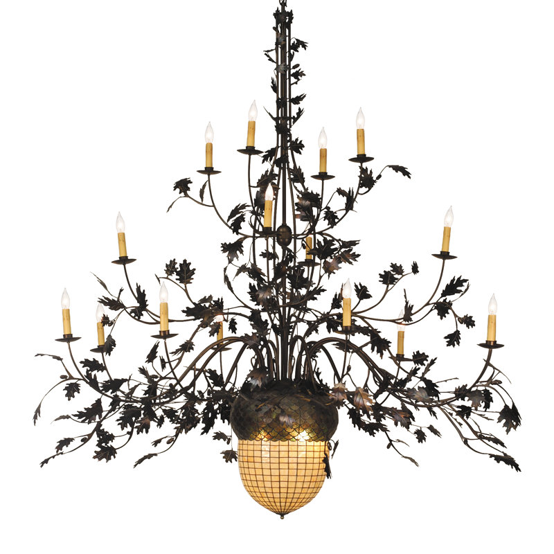 Cheyla 16 - Light Dimmable Tiered Chandelier