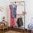 Zareen Metal Rolling Industrial Pipe Clothing Rack