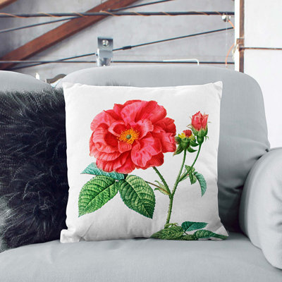 Floral Square Throw Cushion