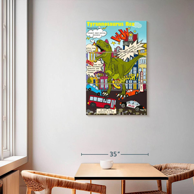 Brampt T-Rex, 57" H x 36" W