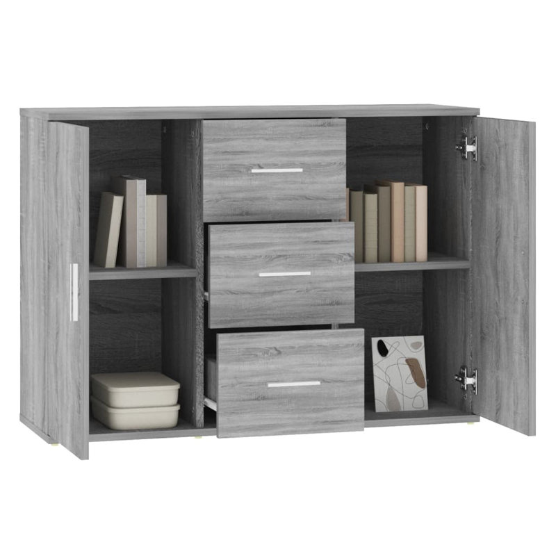 Lovice 91cm Sideboard, Grey Sonoma