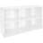 6 Cube Storage Shelf Organizer Bookshelf With Back Panel, Easy Assembly, Wood,
