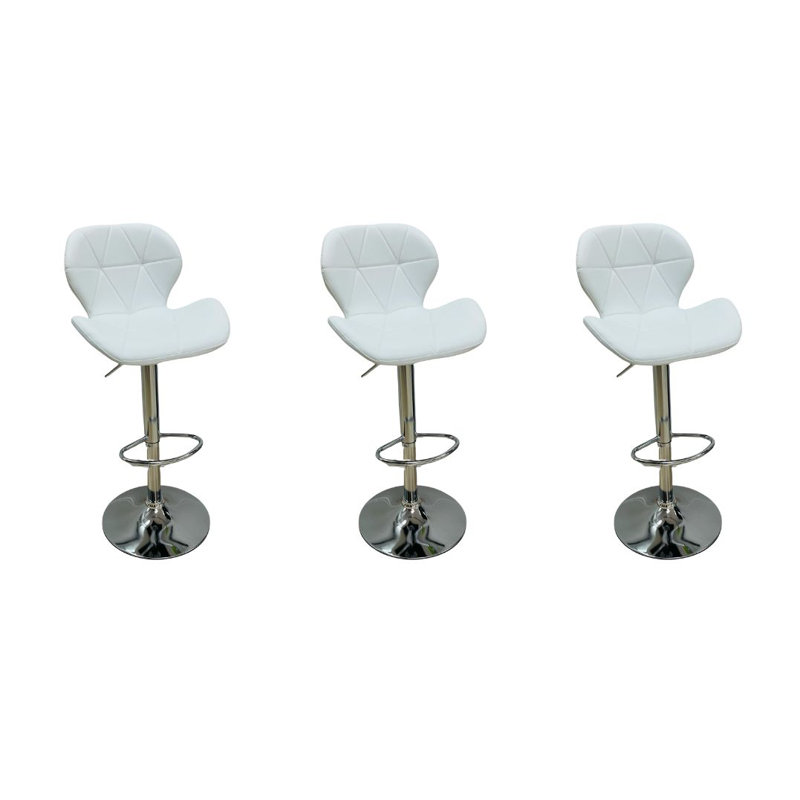 Tabouret à hauteur réglable Haslett, Gris, 3