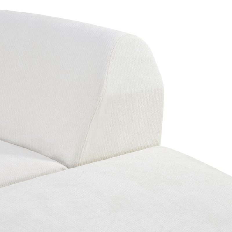 111.02" Modern Curved Sofa