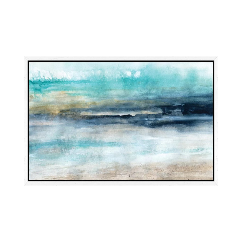 Wind And Water by Carol Robinson - Painting on Canvas, White Framed, 152.5 cm H x 101.5 cm W