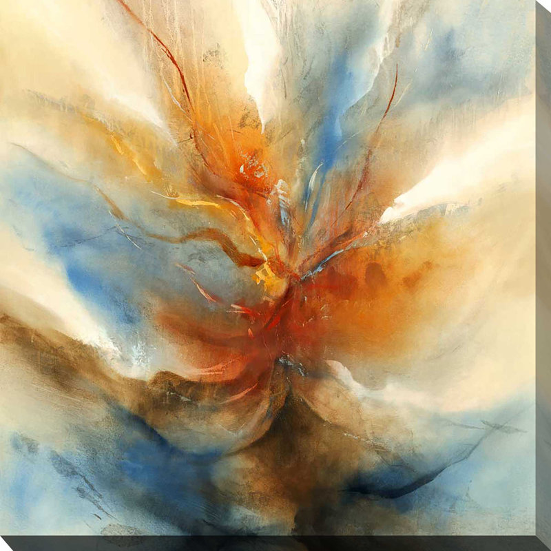 Citrina I - Peinture, Toile tendue, H 28 po x l 28 po x P 1,5 po