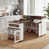 Creamy White + Walnut selected