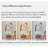 360° Mobile Coat Rack with Dustproof Cabinet