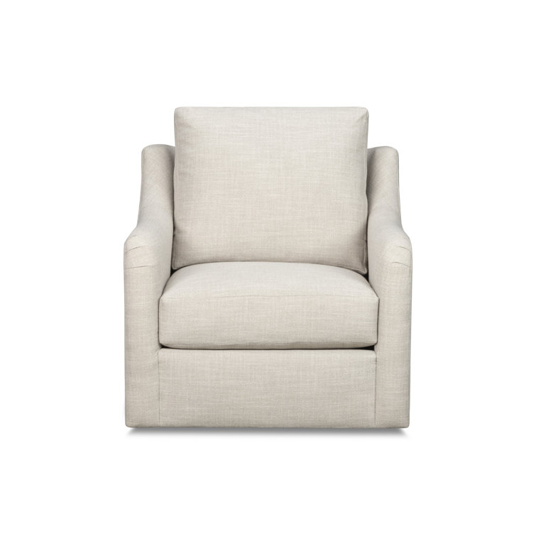 Navasota Upholstered Swivel Armchair | Birch Lane
