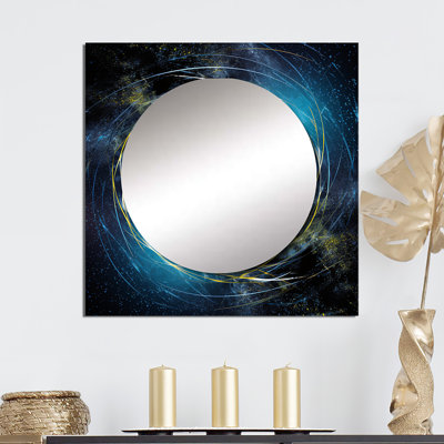Miroir mural de salon Space Space Orbiting A Black Hole IV