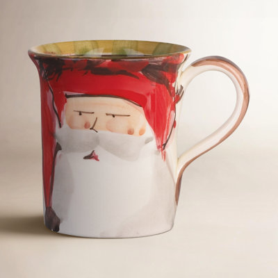 Old St. Nick Handmade Earthenware Coffee Mug