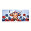 Tapis Patriotic Highland Cow Sassafras