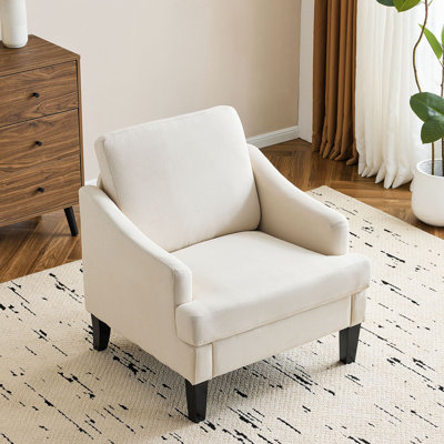Fauteuil d'appoint 30 po avec pieds rembourrés