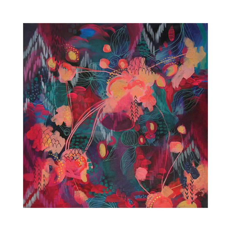 We Are All Connected by Stephanie Corfee - Gallery-Wrapped Canvas Giclée on Canvas, Canvas, 30.48 cm H x 30.48 cm W