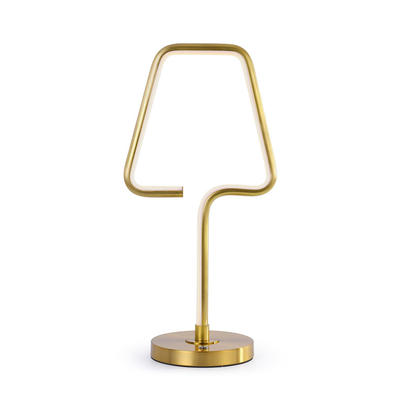 Jamerra Metal Table Lamp, Brushed Brass