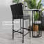 Tabouret de bar avec coussin Aize