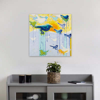 Its Raining Birds Contemporary Abstract Art