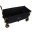 Très grand chariot utilitaire pliable très long de 51 pouces - capacité de 480 lb, cadre ultra-stable breveté, pliage 1: 6 pour économiser de l'espace et roues tout-terrain de 7 po, aucun assemblage requis, noir