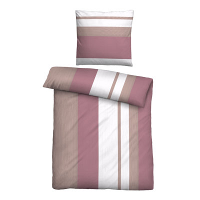 Castell Striped Duvet Cover Set with Pillow Shams and Pillowcases