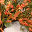 24 po de brindille rustique artificielle, verdure, feuillage, grappe, baies, fleurs sauvages, récolte d'automne, porte d'entrée, couronne, décor de l'Action de grâce