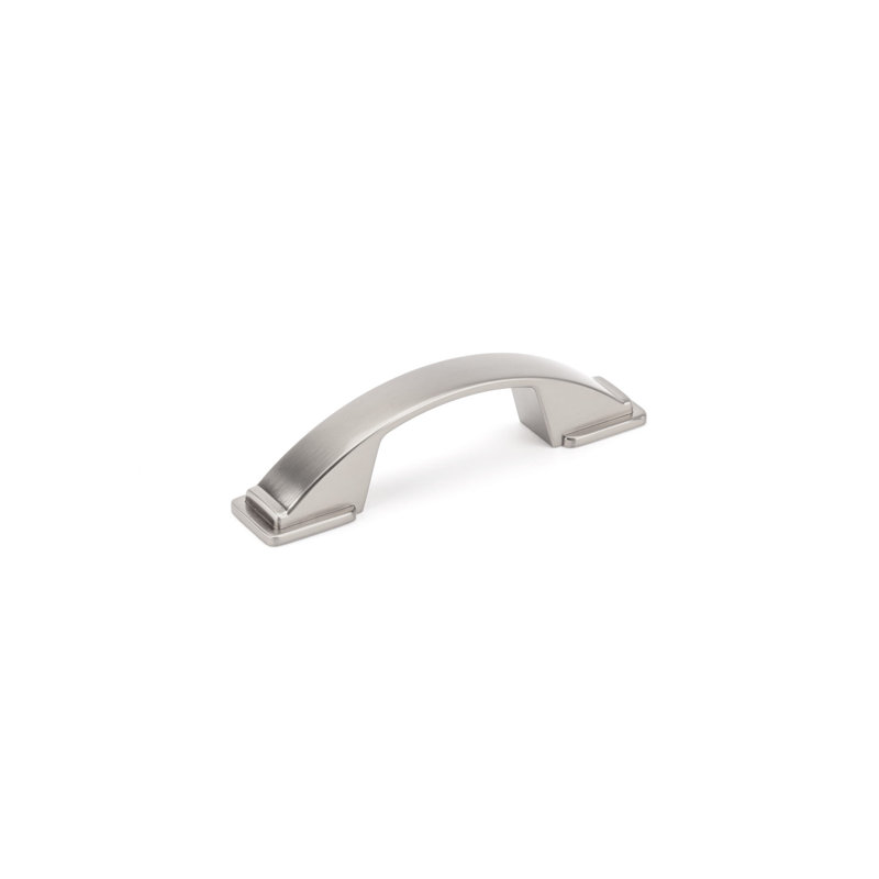 Poignée arche en métal 6 5/16 po, Nickel brossé, 6 5/16"