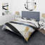 Ensemble de housse de couette en microfibre / polyester Black Eruption Of Marble II Bedding-127968105