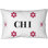 Coussin en coton croisé 20 pouces x 14 pouces Chicago Basketball