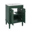 Meuble-lavabo 24 po avec lavabo supérieur, meuble de rangement moderne à 2 niveaux-474539022