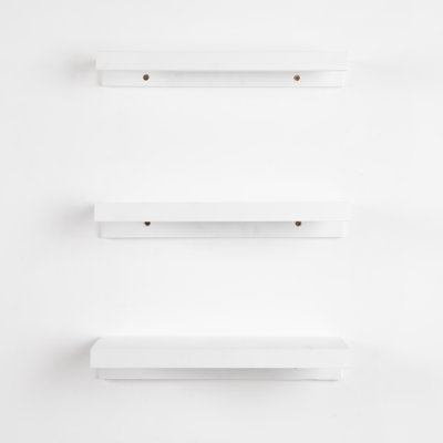 Anarbek 3 Piece Wood Floating Shelf