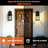 2-Pack Dusk To Dawn Outdoor Wall Lights, Exterior Light Fixtures With Photocell, 100% Anti-Rust Aluminium Outside