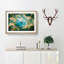 A Starfish on the Ocean Floor - Picture Frame Graphic Art Print-55629052-55629049