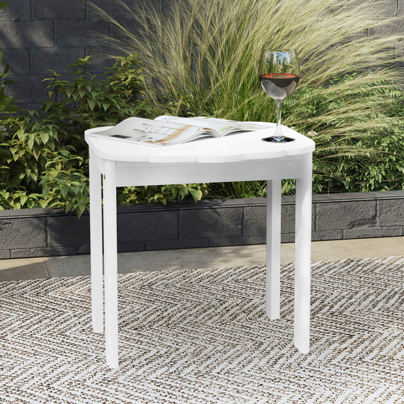 Langport Rectangular Acacia Outdoor Coffee Table, White