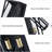 15" Classical Outdoor Wall Light With Glass Shade, Rectangular Wall Sconce In Matte Black，Waterproof