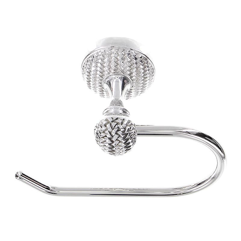 Cestino Wall Mounted Toilet Paper Holder, Polished Nickel