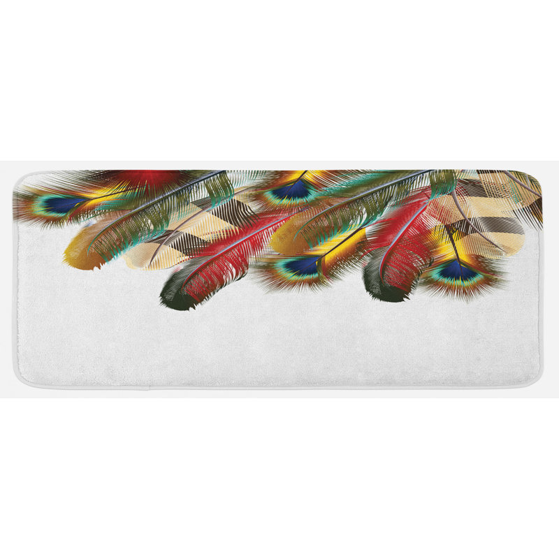 Tapis de cuisine peacock