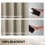 Rideaux 100% lin occultant, rideaux obscurcissant avec œillets pour chambre à coucher avec doublure blanche-1451809065-1451809067