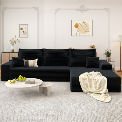 Canapé modulaire 108 po avec canapé en forme de L et canapé modulaire 108 po