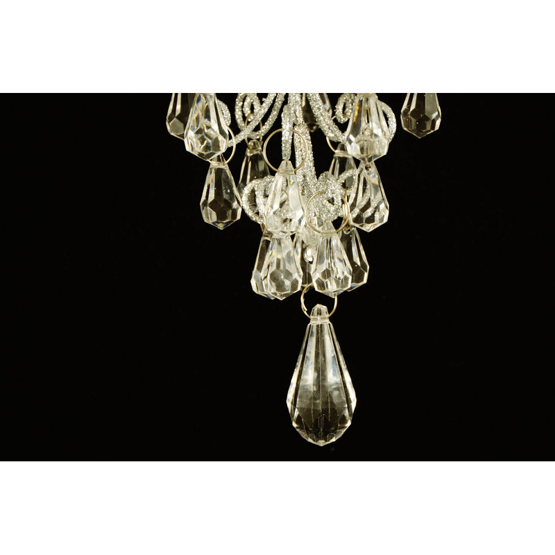 Ornement en forme de fêtes paillettes larmé lustre