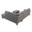 Canapé modulaire en L 97,5 po avec porte-gobelets intégrés-1006155656