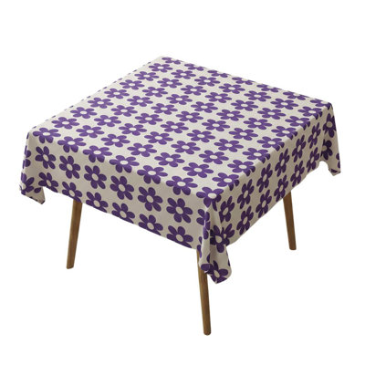Elegant Tablecloth (55 x 55 Inches), 65% Cotton / 35% Polyester, Easy Clean, Machine Washable at 86°F, Tumble Dryer Safe, Ironable | Perfect for Dining Table & Special Occasions, Durable & Stylish Design