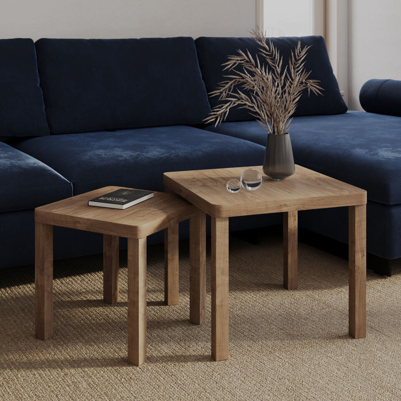 2 - Piece Living Room Table Set, Oak