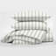 August Stripe Reversible Cotton Duvet Cover Set-505051832-505051809