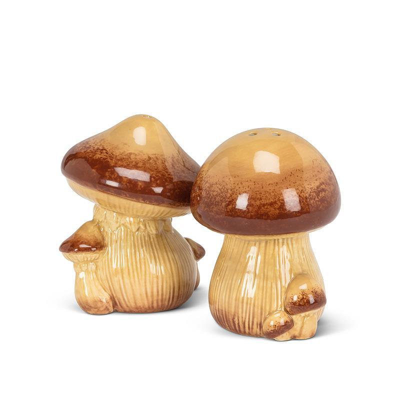 Champignons, sel et poivre