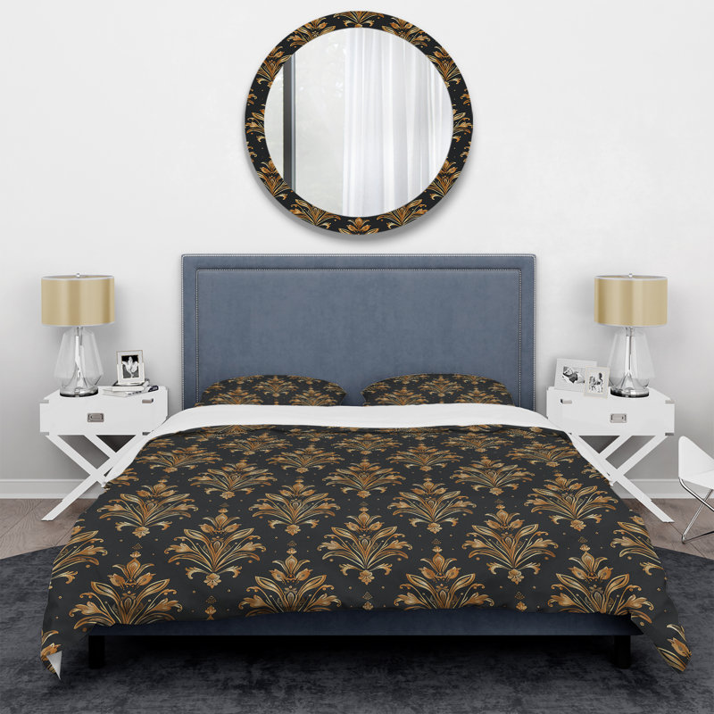 Ensemble de housse de couette Glam Damask III - Glam, Housse de couette très grand + 2 taies décorativ