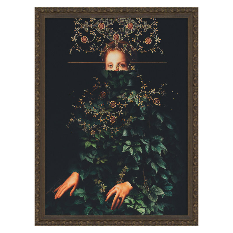 Patience 2 Print by Moth, Frank, 28" H x 21" W, Gold