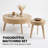 Solid Wood Nesting Coffee Table-1636107132